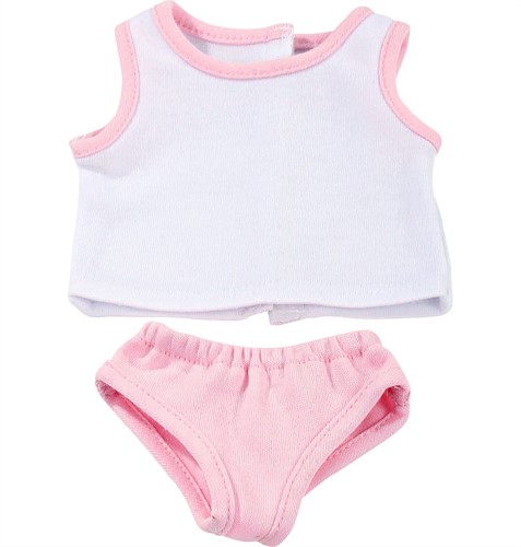Götz Basic Boutique, ondergoed ""Classic pink"", babypoppen 42-46 cm (Inhoud: 2-delig)