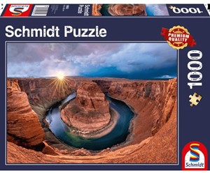 Schmidt puzzel Glen Canyon, Horseshoe Bend on the Colorado River - 1000 stukjes - 12+