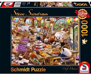 Schmidt puzzel Chef Mania - 1000 stukjes - 12+