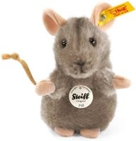 Steiff knuffel muis Piff, grijs