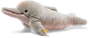 Steiff Knuffel Protect Me Amazi Amazon River Dolphin Grey 35Cm steiff kopen in de aanbieding