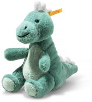 Steiff pluche Joshi baby T-Rex in suitcase, light green - 16 cm-2