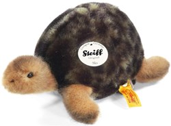 Steiff knuffel schildpad Slo - pluche, groen, 20 cm