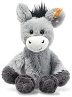 Steiff knuffel Soft Cuddly Friends ezel Dinkie, grijsblauw