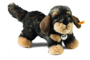 Steiff Knuffel Moritz Dachshund Dark Grey Tipped 30Cm steiff kopen in de aanbieding