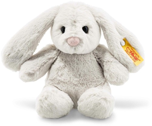 Steiff knuffel Soft Cuddly Friends konijn Hoppie, lichtgrijs