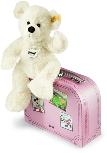 Steiff knuffel in koffer teddybeer Lotte, wit