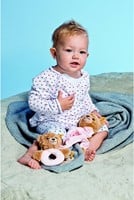Steiff grijprammelaar Sleep well bear, roze-2