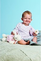 Steiff knuffel lam Sweet Dreams, roze-3