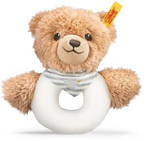 Steiff Knuffel Sleep Well Bear Grip Toy With Rattle Grey 12Cm steiff kopen in de aanbieding