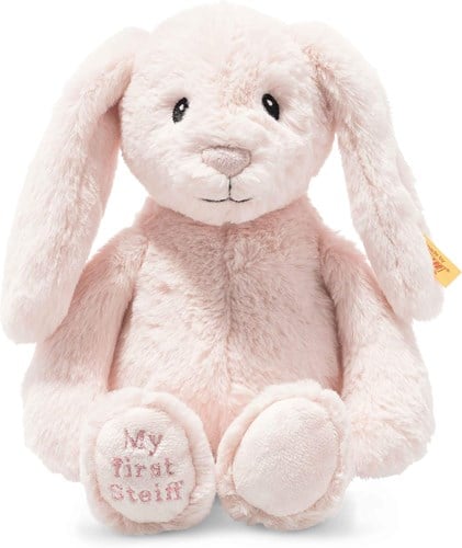 Steiff pluche My first Steiff Hoppie rabbit, pink - 26 cm