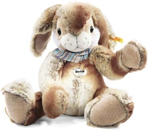 Steiff Knuffel Hoppi Dangling Rabbit Beigebrown 26Cm steiff kopen in de aanbieding