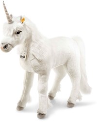 Steiff pluche eenhoorn Fabella studio - 100 cm wit decoratieknuffel