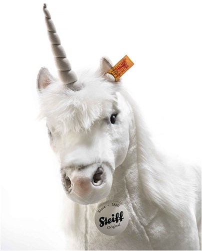 Steiff pluche eenhoorn Fabella studio - 100 cm wit decoratieknuffel-2