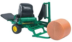 Bruder tractor aanhanger balenwikkelaar speelgoed boerderij 1:16