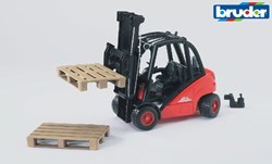 Bruder heftruck Linde H35 speelgoedvoertuig rood 1:16