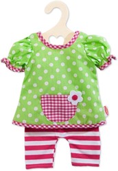 Heless poppenkleding jurk met legging 28-35cm