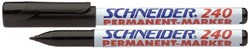 Schneider permanent marker Maxx 240 zwart 10 stuks - ronde punt