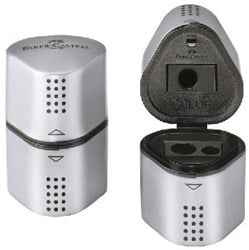 Faber puntenslijper trio zilver