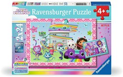 Ravensburger puzzel Gabby's Dollhouse - 2x24 stukjes karton kinderpuzzel