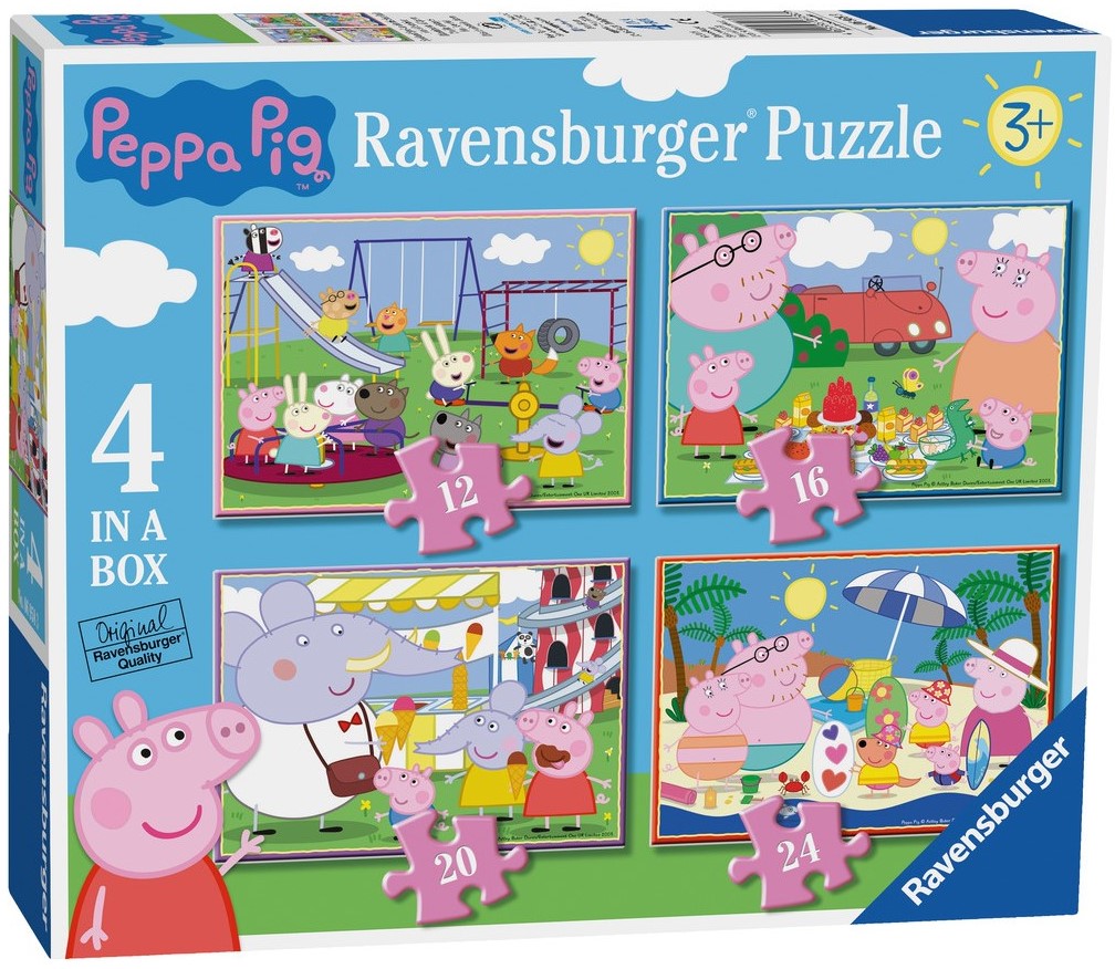 Wedstrijd nep Ik was mijn kleren Ravensburger nijntje 4in1box puzzel - 12+16+20+24 stukjes - kinderpuzzel