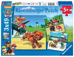 Ravensburger PAW Patrol puzzel - kinderpuzzel 3x49 stukjes - Team op 4 Poten