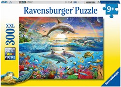 Ravensburger legpuzzel dolfijnen XXL - 300 stukjes puzzel plezier
