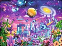 Ravensburger Kinderpuzzel 200 XXL Kosmische stad-2