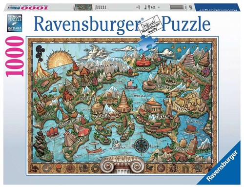 Ravensburger puzzel Atlantis legpuzzel 1000 stukjes premium kwaliteit