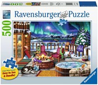 Ravensburger puzzel legpuzzel 500 stukjes Noorderlicht extra groot