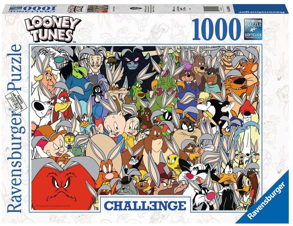 Herdenkings Begraafplaats Neem een ​​bad Ravensburger Puzzel 1000 stukjes licenties Looney Tunes Challenge Puzzle