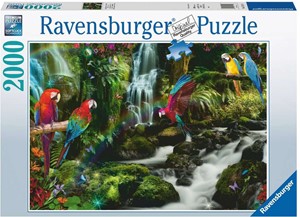 Ravensburger Puzzel 2.000 stukjes Bonte papegaaien in de jungle