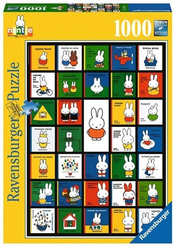 Ravensburger Puzzel 1000 stukjes licenties nijntje bookcovers (boekjes)