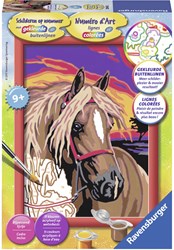 Ravensburger schilderen op nummer droompaard - creatief hobbypakket