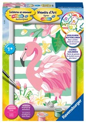 Ravensburger schilderen op nummer Flamingo knutselset voor kinderen