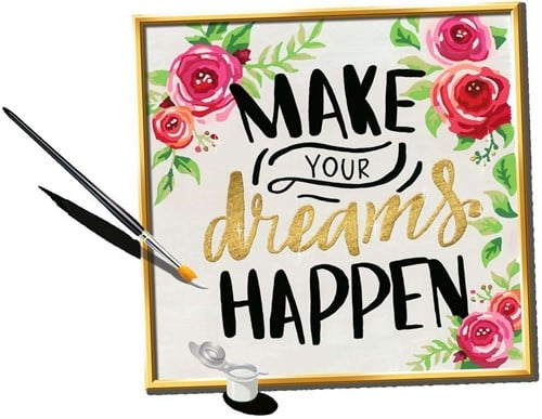 Ravensburger Schilderen op nummer Serie C Trend vierkant Make your Dreams happen-2