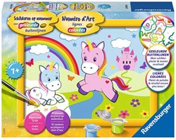 Ravensburger schilderen op nummer eenhoornwereld knutselset voor kinderen