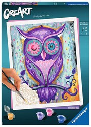 Ravensburger schilderen op nummer - Dreaming Owl - Creatief hobbypakket voor volwassenen