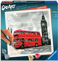 Ravensburger schilderen op nummer London - CreArt hobbypakket volwassenen