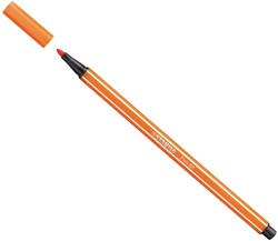 Stabilo premium viltstift Pen 68 bleek vermiljoen - creatieve stift rood