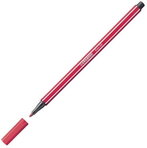 STABILO Pen 68 - premium viltstift - donkerrood