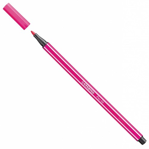 STABILO viltstift Pen 68 roze rood premium marker per stuk