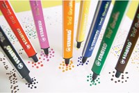 Stabilo viltstift ergonomisch - Trio Scribbi set 8 kleuren onverwoestbaar-2