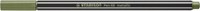 Stabilo premium viltstift metallic licht groen - Pen 68 metallic