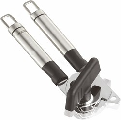Leifheit blikopener Proline - RVS keukenaccessoire zwart
