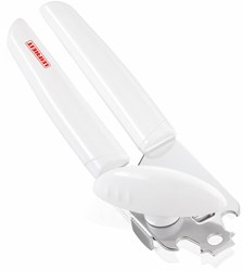 Leifheit blikopener Comfortline wit - keukenaccessoire RVS