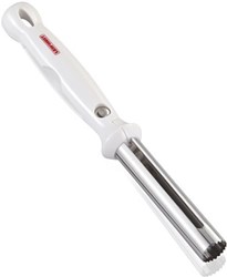 Leifheit appelboor Comfortline wit - keukenhulpje RVS ergonomisch