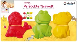 Spielstabil speelgoed 6-delige gekke dierenwereld set voor kinderen