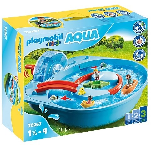 Playmobil 1.2.3 Aqua - Vrolijke waterbaan 70267