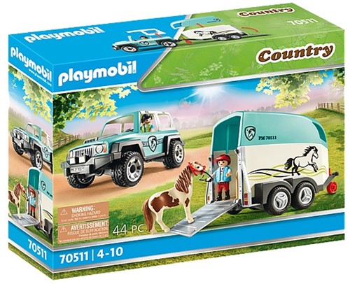 Playmobil Auto met aanhanger 70511